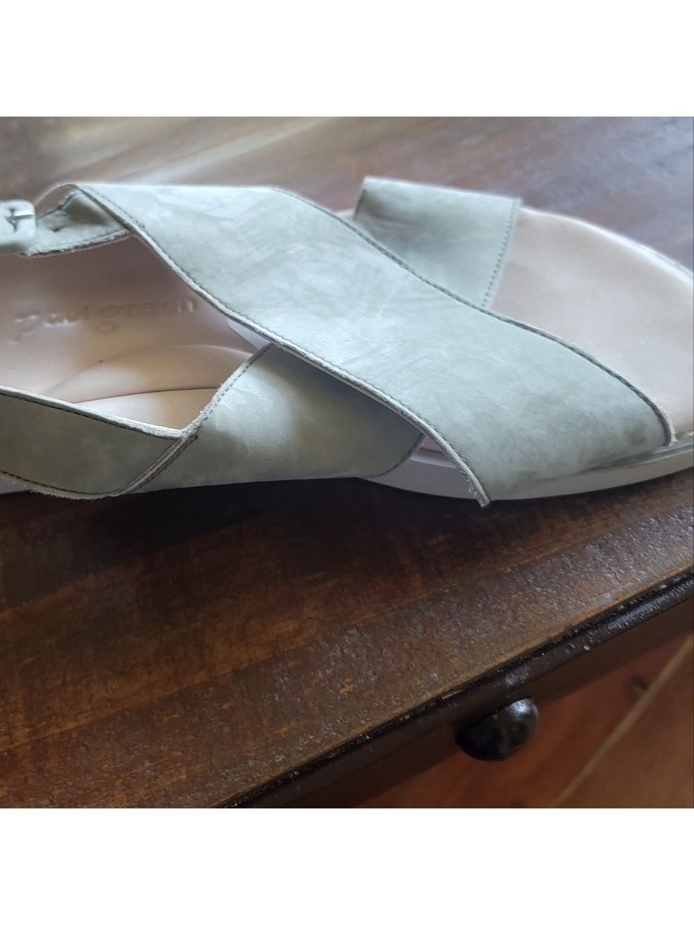 Paul Green Sage Green Slingback Sandals US 7.5